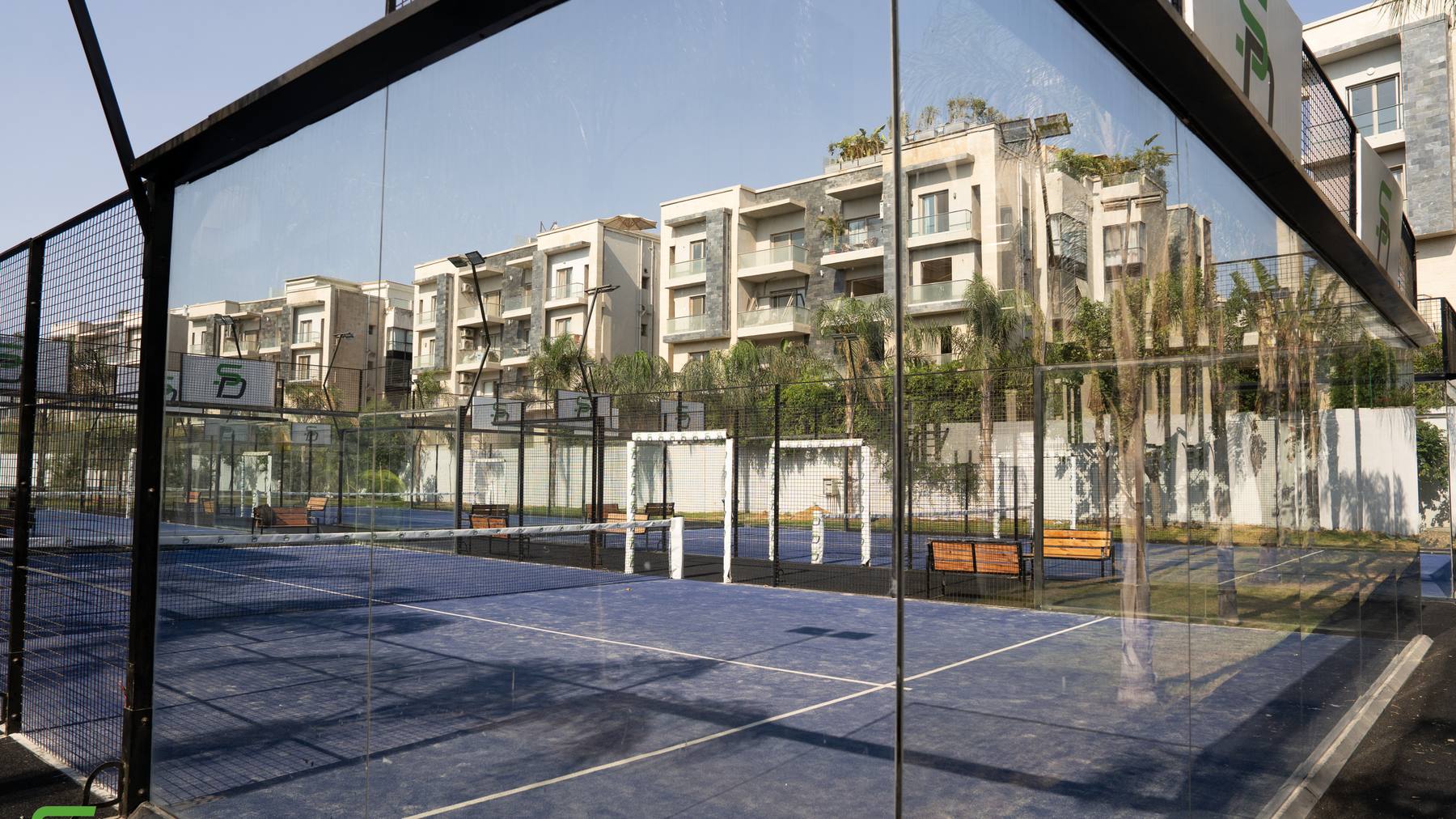 SD Padel courts at One Fitness, Cairo